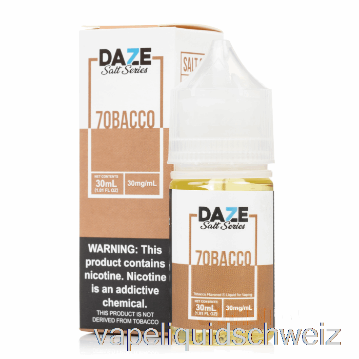 7obacco - 7 Daze Salt - 30ml 50mg Vape Schweiz